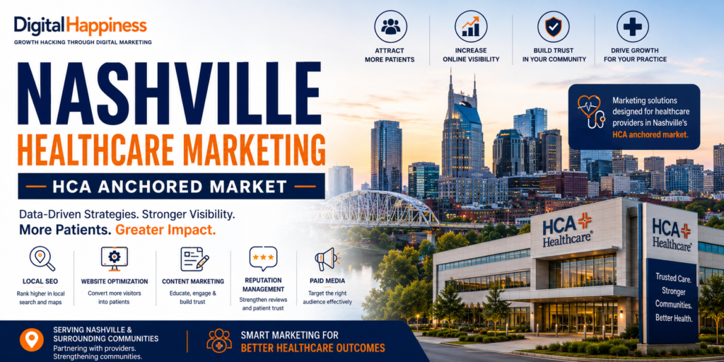 Nashville healthcare marketing hca anchored market